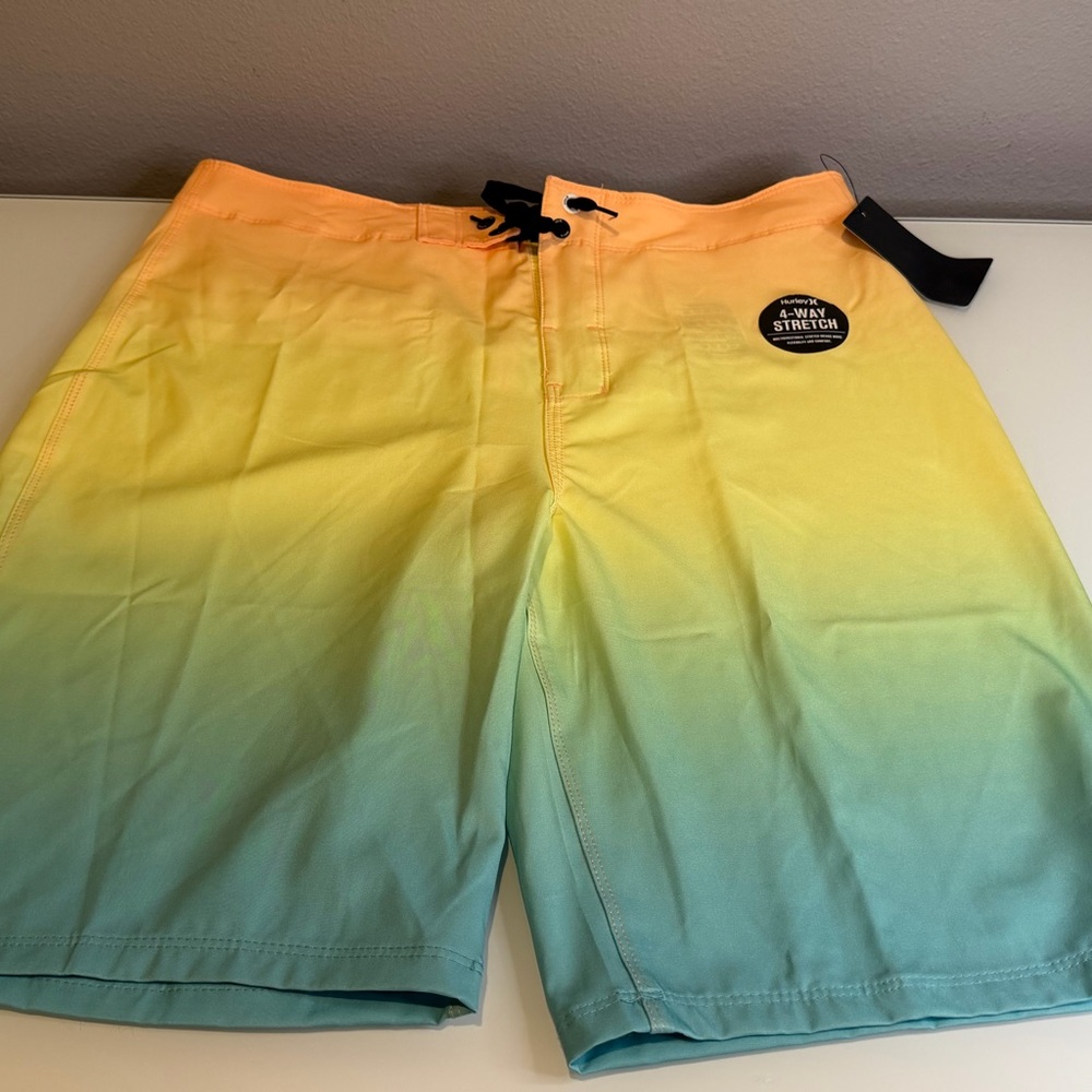 Kids Gradient Swim Trunks